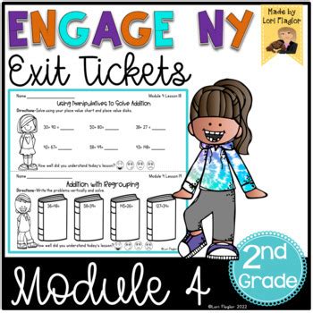 Engage NY Grade 2 Module 4 Exit Tickets Printable And Digital Resource