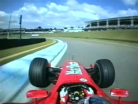 F1 Rubens Barrichello Ferrari V10 Onboard Brazil 2003 Video