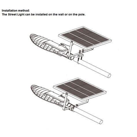 Solar Street Light W T Sword Shape Series Outdoor Solar Street