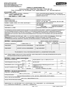 Fillable Online MSDS ILCode06350 Doc Fax Email Print PdfFiller