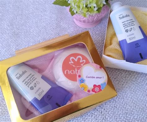 Kit Natura Presente creme de mãos sabonete Natura Sou no Elo7