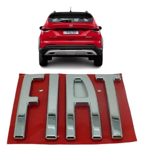 Sigla Emblema Cromado Traseiro Original Fiat Pulse Frete Gr Tis