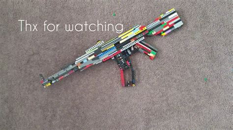 LEGO Working Ak 47 YouTube