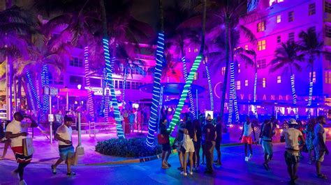 Live Ocean Drive South Beach Miami Spring Break March 13 2021 Youtube