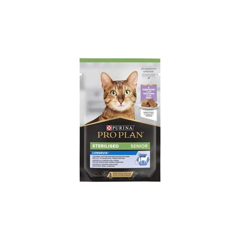 Purina Pro Plan Nutri Savour Sterilised Senior 7 Tacchino In Mousse 85g