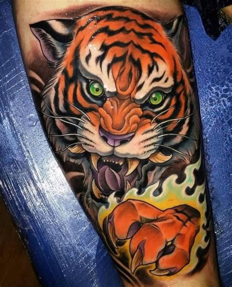 Tatuagem De Tigre Feminina 70 Ideias Incríveis Para Despertar A Coragem