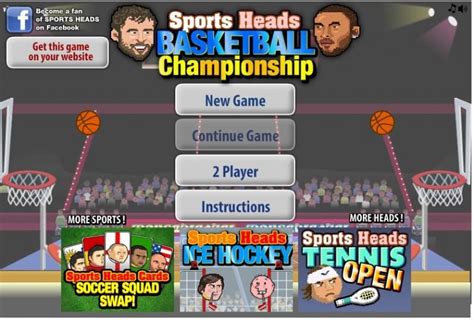 Sports Heads Basketball Championship - Free retro games online