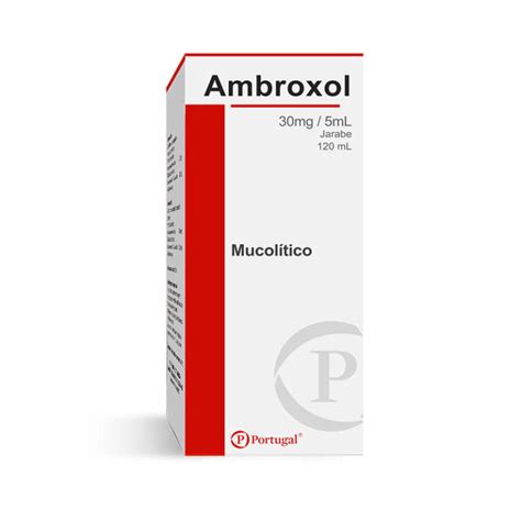 Ambroxol Mg Ml Jarabe Mg Ml Mvga Pharma