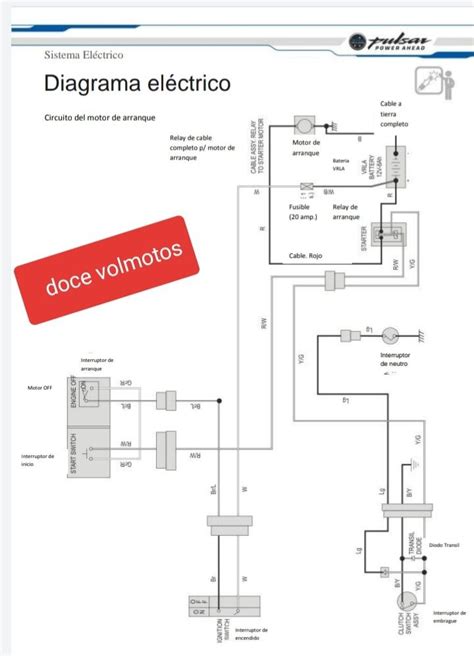 Pin By Doce Volmotos On Sistema Electrico De Motos Diagram