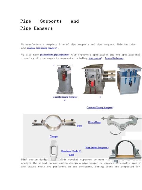 Pdf Pipe Supports And Pipe Hangers Dokumen Tips