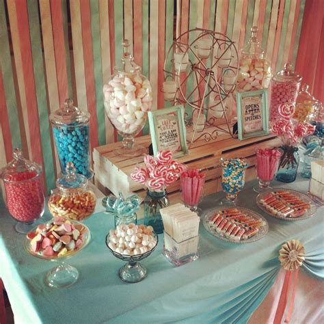 Pin By Merinda Lopez On Candydessert Buffets Baby Shower Candy Bar