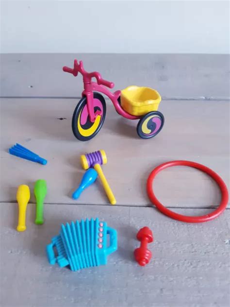 Playmobil Tricycle Accessoires Clown Cirque Vintage Eur Picclick Fr