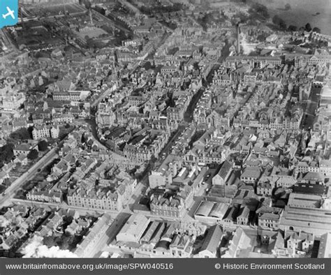 Spw040516 Scotland 1932 Perth General View Showing Scott Street