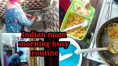 Indian Mom Morning Busy Routine।।indian Morning Breakfast Routine।। Youtube