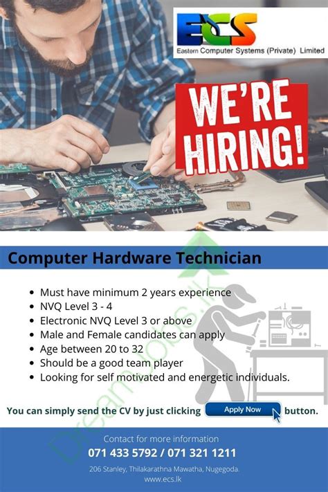 Computer Technician Jobs Chicago - Technician Job - 4 no's Technician ...