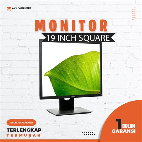 Jual Monitor LCD LED 19 Inch Square HP LG SAMSUNG DLL Square KOTAK