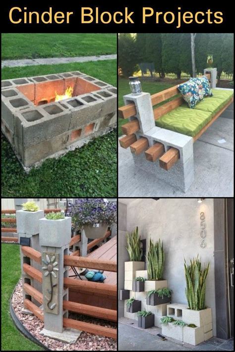 Cinder Block Projects Backyard Diy Projects Backyard Ideas For Small