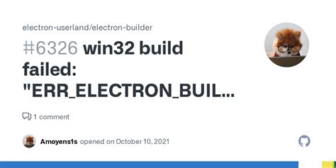 Win Build Failed Err Electron Builder Cannot Execute Issue