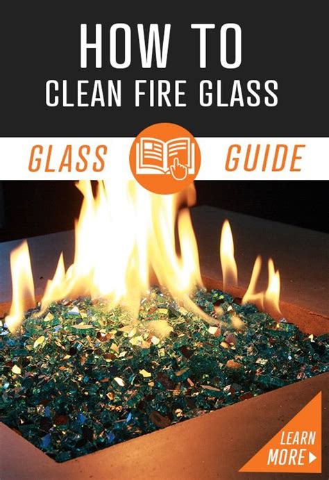 How To Clean Fire Glass Fire Glass Glass Fire Pit Fire Pit Glass Rocks