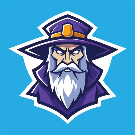 Wizard Mascot Logo Design Wizard illustration 45386490 Vector Art at ...