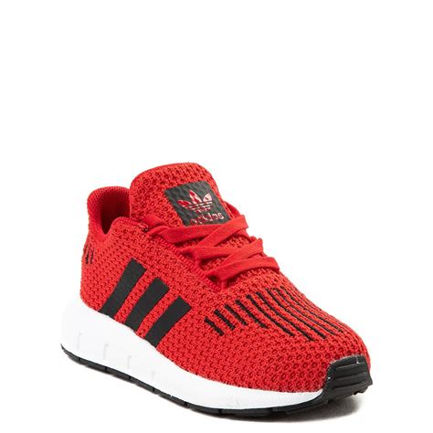 Adidas Swift Run Athletic Shoe Baby Toddler Red Black Journeys