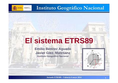 Pdf El Sistema Etrs Icvficheros Icv Gva Esicvficheros Icv Gva Es