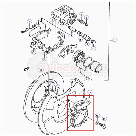 Soporte Pinza De Freno A Eje Suzuki Samurai