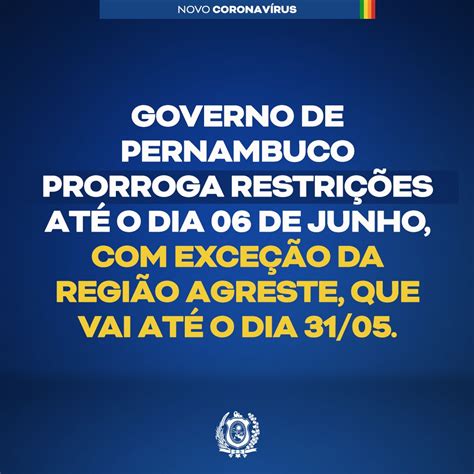 Pernambuco Governo Intensifica Restri Es Para Conter Acelera O Da