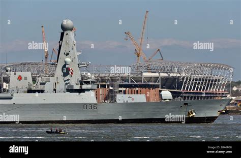 Liverpool United Kingdom 24th May 2023 Hms Defender And The French