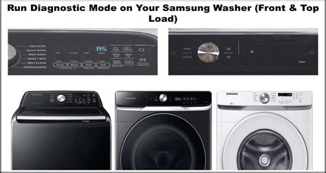 Run Diagnostic Mode On Your Samsung Washer Front And Top Load Now In 2025