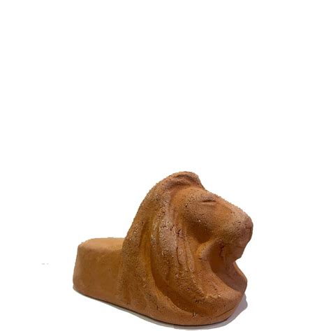 Terracotta Lion Pot Feet 2 Sizes L10cm X D7cm X H7cm LPFLH1