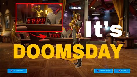 Doomsday Is Here Official Timer Live Countdown Fortnite Battle