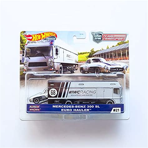 Buy Hot Wheels Team Transport Mercedes Benz Sl Euro Hauler By Small Clap Online At