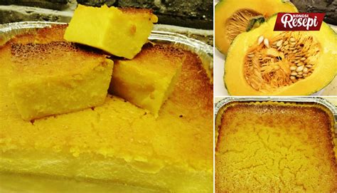 Resepi Bingka Labu Lemak Manis Sesuai Sangat Buat Minum Petang