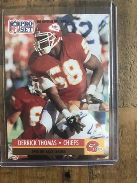 1991 PRO SET 19 DERRICK THOMAS Kansas City Chiefs LEGENDFootball Card