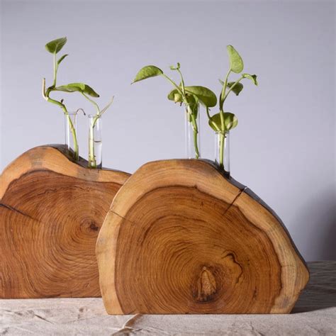Log Planter Etsy
