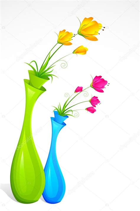 Flower Vase Stock Vector Vectomart