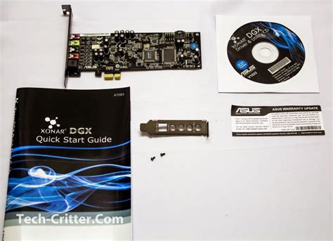 Unboxing Review Asus Xonar DGX PCI E 5 1 Sound Card