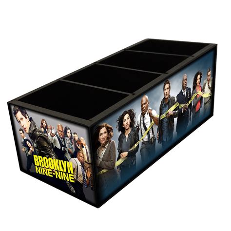 Porta Controles Brooklyn Nine Nine Madeira Mdf Mr Rock Submarino