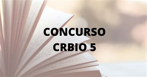 Concurso CRBio 5ª Região 52 vagas de nível médio