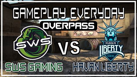 CS GO GamePlay OverPass SWS Gaming Vs Havan Liberty GamePlay