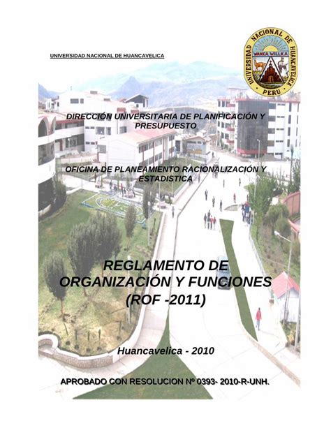 Pdf Reglamento De Organizaci N Y Funciones Rof Dokumen Tips