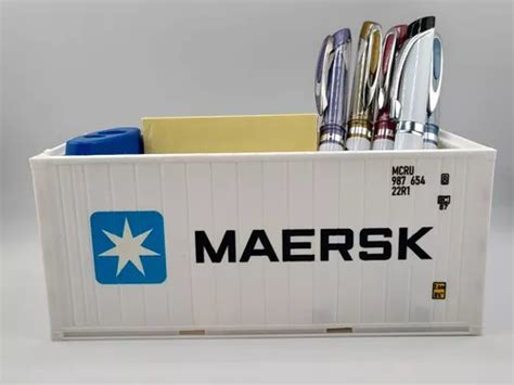 Contenedor Maritimo Escala Escritorio Maersk Reefer Meses Sin