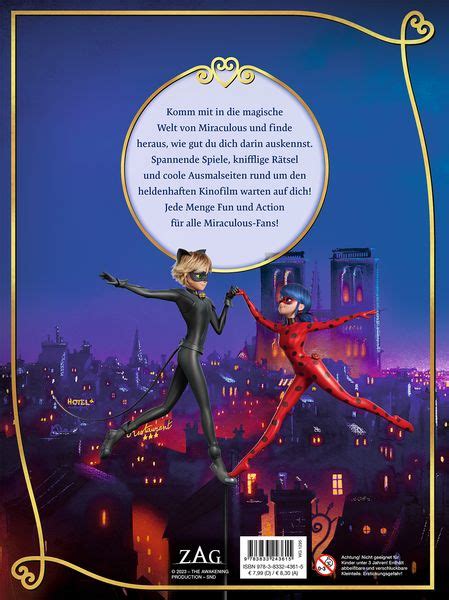 Miraculous Ladybug Cat Noir Der Film Mein großer Rätselspaß