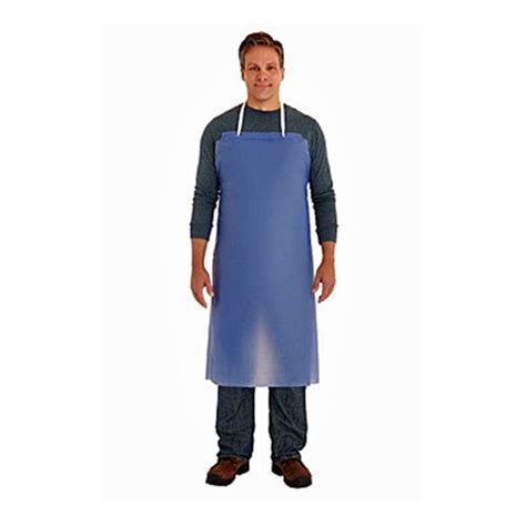 Ansell® 950054 Alphatec® 56 009 Blue Medium Duty Vinyl Bib Aprons