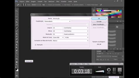 Curso De Photoshop Cs6 Aula 02 Configurando Novo Documento Youtube