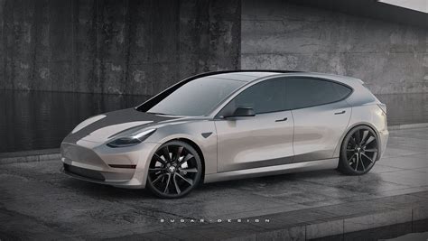 Tesla Model 3 Hatchback Rendering Goes After the Hyundai Ioniq 5 - autoevolution