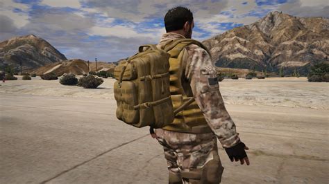 New Military Backpack And Vest For Franklin Trevor And Michael GTA5