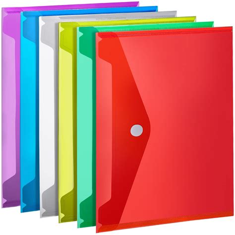 Snapklik Plastic File Folders For Documents Pcs Plastic