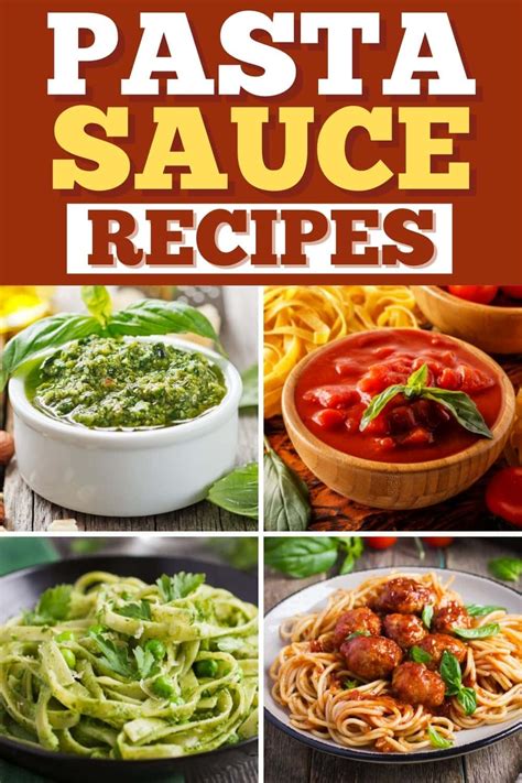 30 Best Pasta Sauce Recipes - Insanely Good